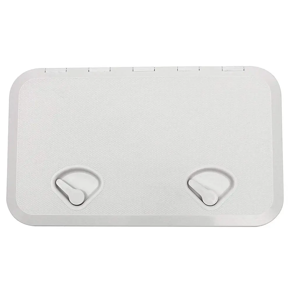 606x353mm Plastic Watertight Marine Boat Caravan Deck Compartment Access Hatch Plate White Inspection Yacht Cover RV Ship Part