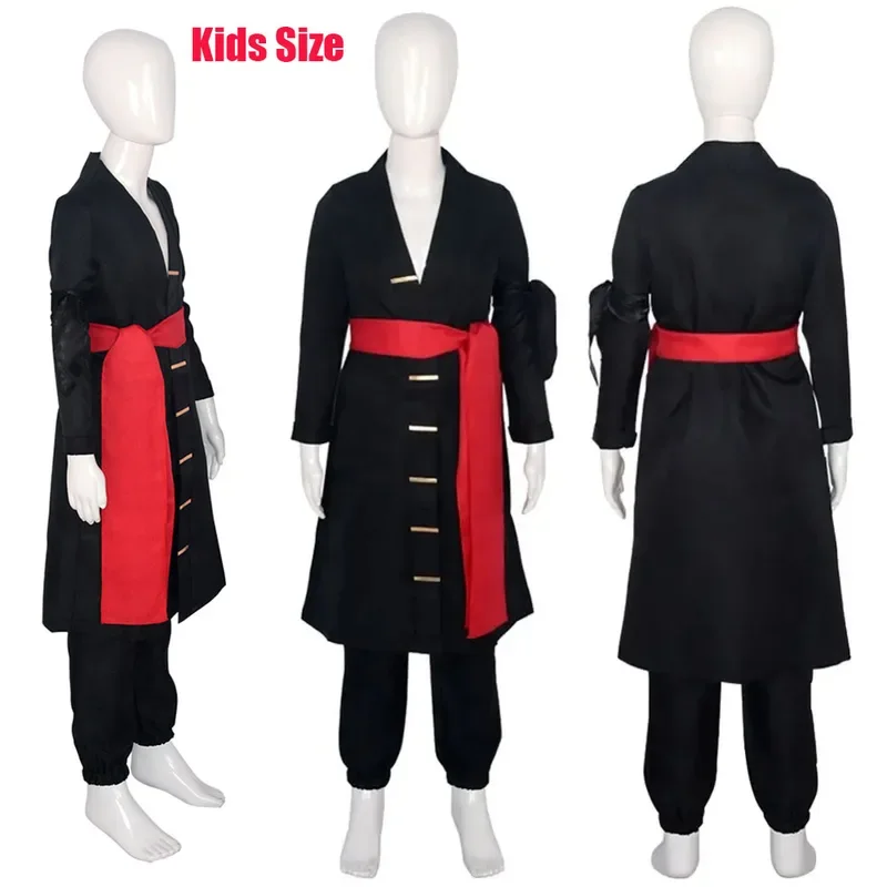 

Fantasy Anime Roronoa Zoro Cosplay Kids Children Ghosts Island Fantasia Costume Clothes Child Boy Outfit Halloween Carnival Suit