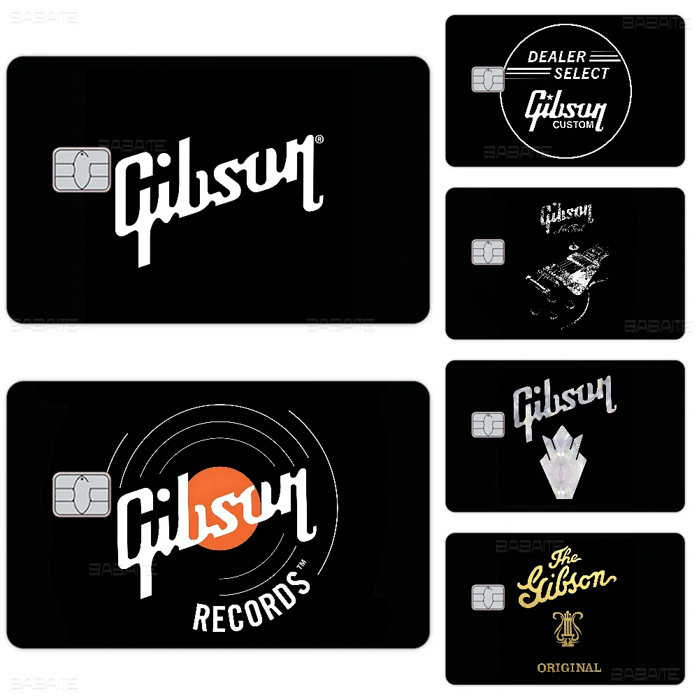 G-Gibson Music 100% Hot Sale Amine Credit Debit Bank Card Bus Card Film Skin Sticker