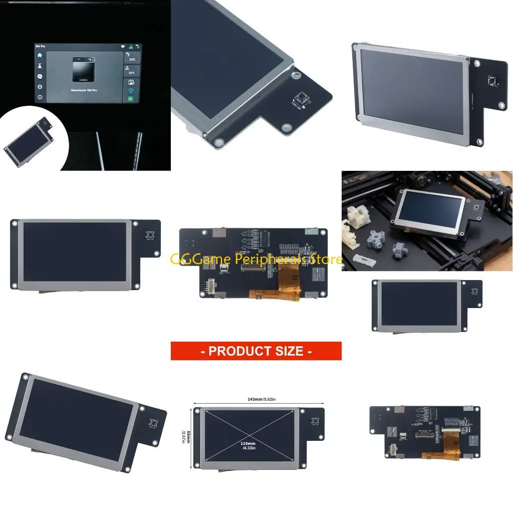 

U55B Universal 4.3inch Monitor Control Board Durability Screen Wide Compatibility