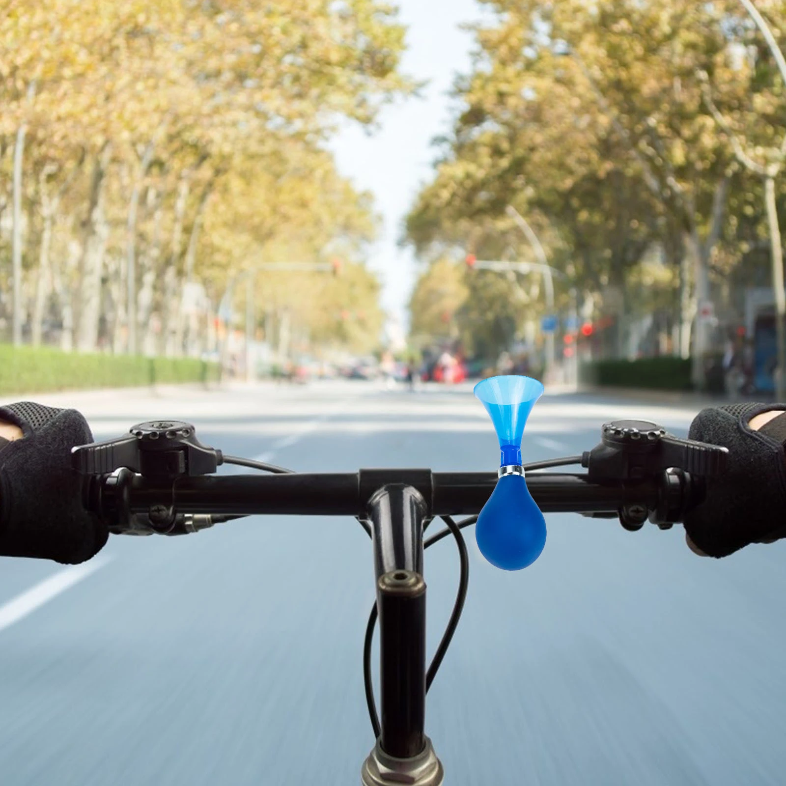 

KICHOUSE 2Pcs Reusable Handlebar Horn Adorable Bugle for Bike Accessories