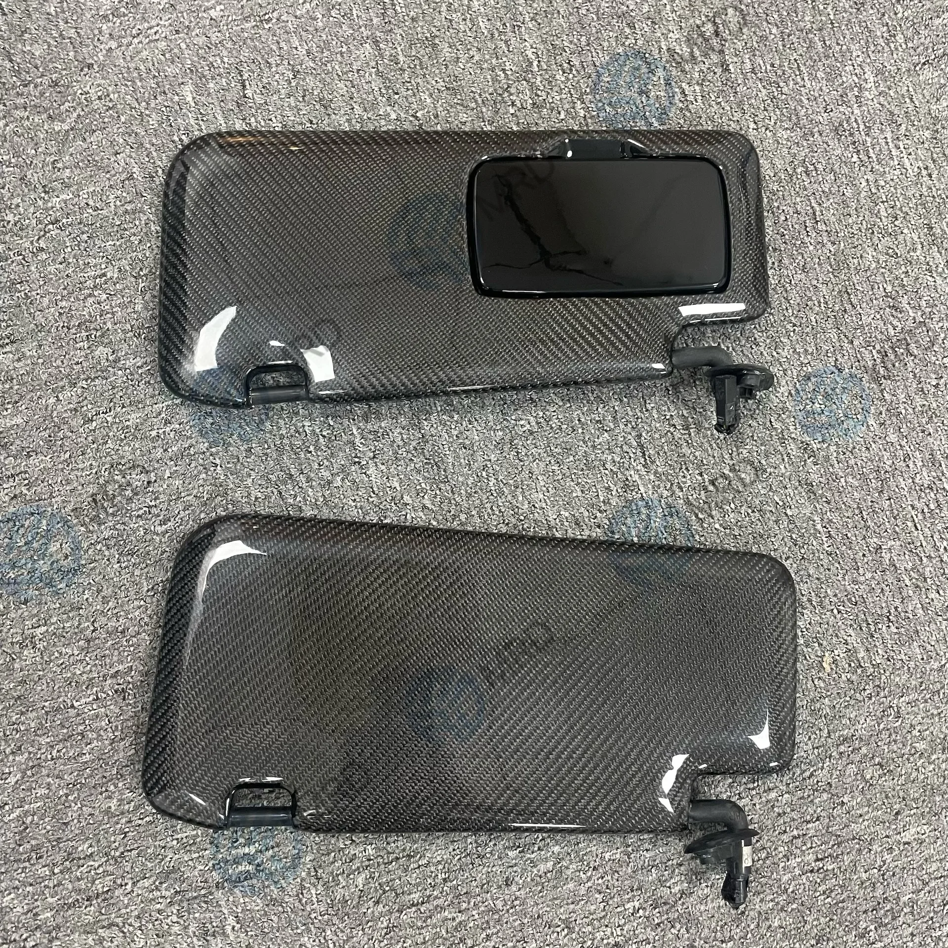 スバル ブリーズ 2014 BRZ用 MRD サンシールド 本物のカーボンファイバー製サンバイザー