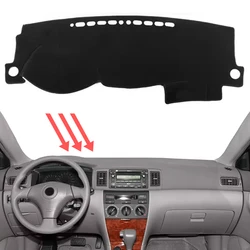 Car Dashboard Mat for Toyota Corolla Altis Fielder E120 E130 2003 2004 2005 2006 Sunshade Protective Carpet Dash Pad Dashmat