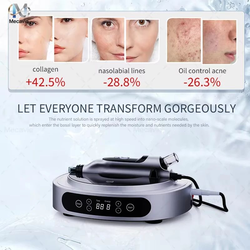 2026 hidratación indolora de importación profunda hidratante Facial hidrata estiramiento Facial antienvejecimiento máquina de eliminación de acné equipo Nano I7