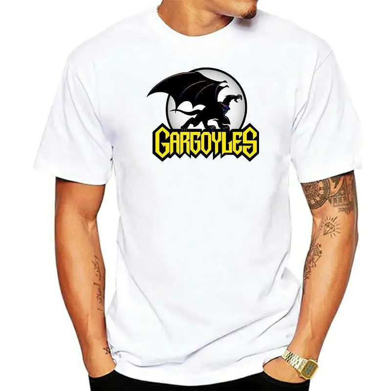 Gargoyles Classic Cartoon Logo Artwork Men's (woman's Available) Grey T Shirt Plus Size Clothing Tee Shirt