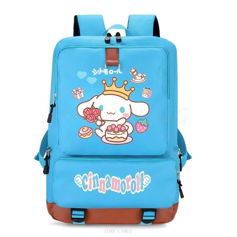 Hot Sanrio Cinnamoroll Backpack Student School Shoulder Bag Business Multifunctional Large Capacity Computer Bag Travel Backpack