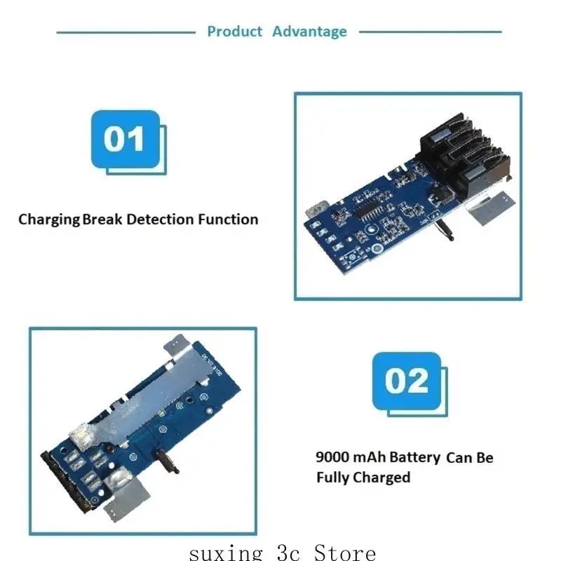

E8BE Light Weight Battery PCB Board Protective Charging Circuit Board Adapter for M18