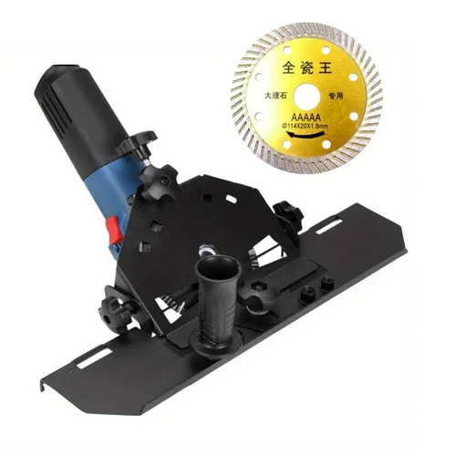 Imagen 1 del producto Herramienta de biselado de azulejos de 45 grados para cortar piedra cerámica, dispositivo de máquina cortadora de esquina de Metal con marco de chaflán de aleación de aluminio