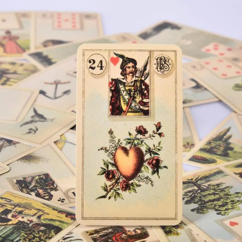 Grand Tableau Lenormand Tarot Card Tarot Board Game Oracle Card Full English 36pcs Fun Tarot Divination Tools For Family Friend