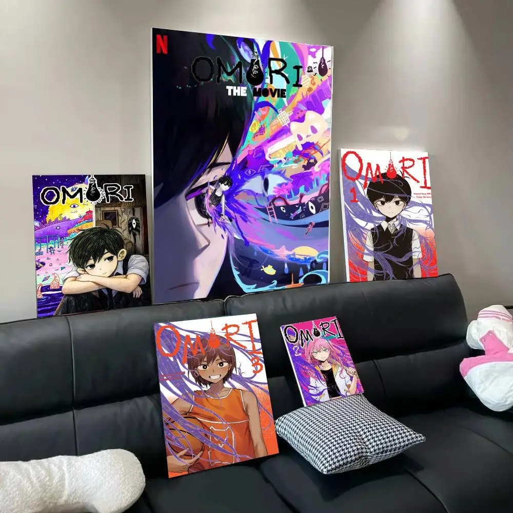 Famous Horror Game O-Omori Poster Wall Art Poster Print Decorative Artwork for Bedroom Living Room Office Home Decoration