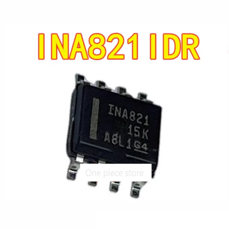 5PCS INA821IDR INA821 INA821ID Low Power Instrumentation amplifier Package SOP8