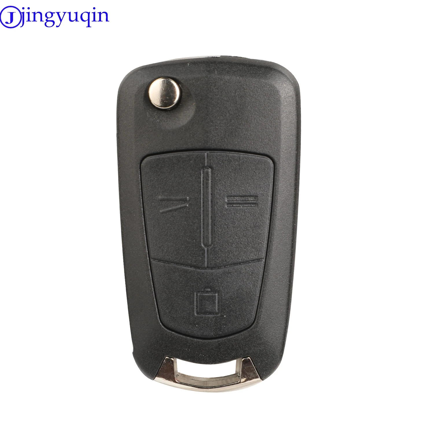 Jingyuqin nuevo control remoto 433Mhz ID46/PCF7946 llave de coche para Opel Vectra C Delphi-System Hu43 hoja plegable funda para llave Control