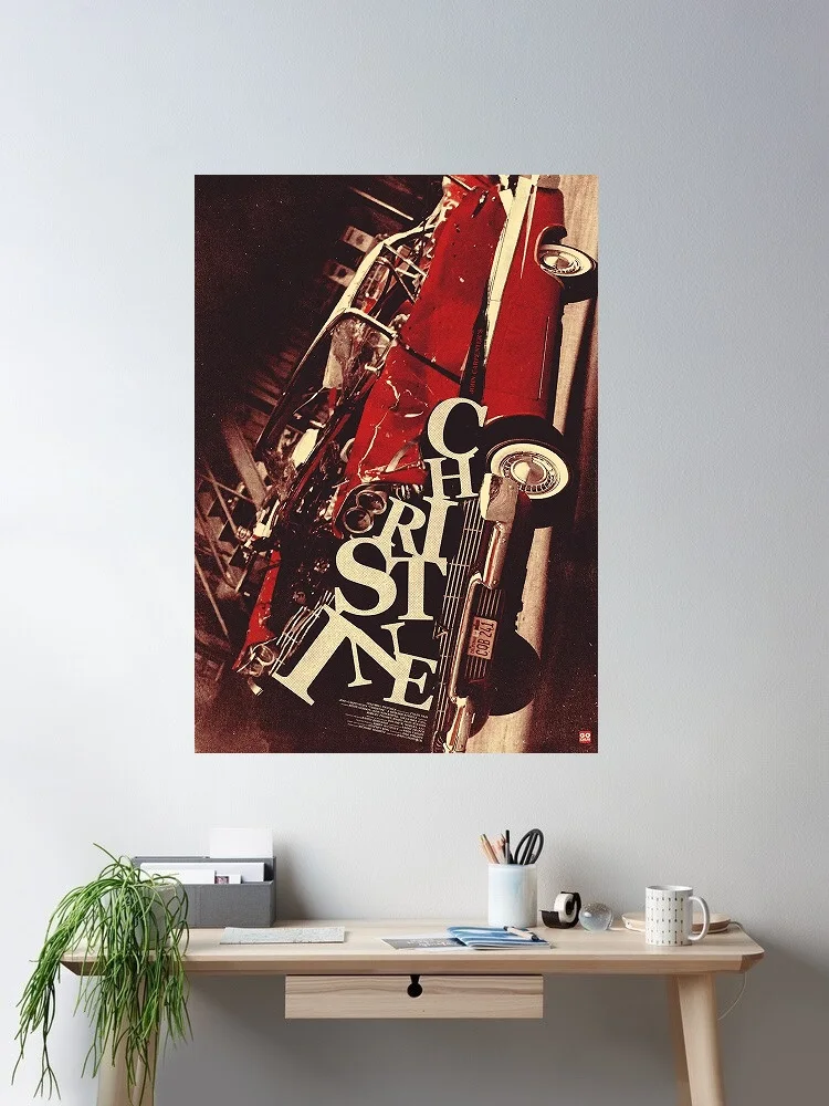 

10style Christine (1983) Movie, Print Art Canvas Poster,Living Room , Home Wall Decor Picture