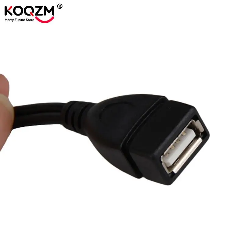 2 In 1 OTG Micro USB Host Power Y Splitter USB Adapter to Micro 5 Pin Male Female Cable 20cm