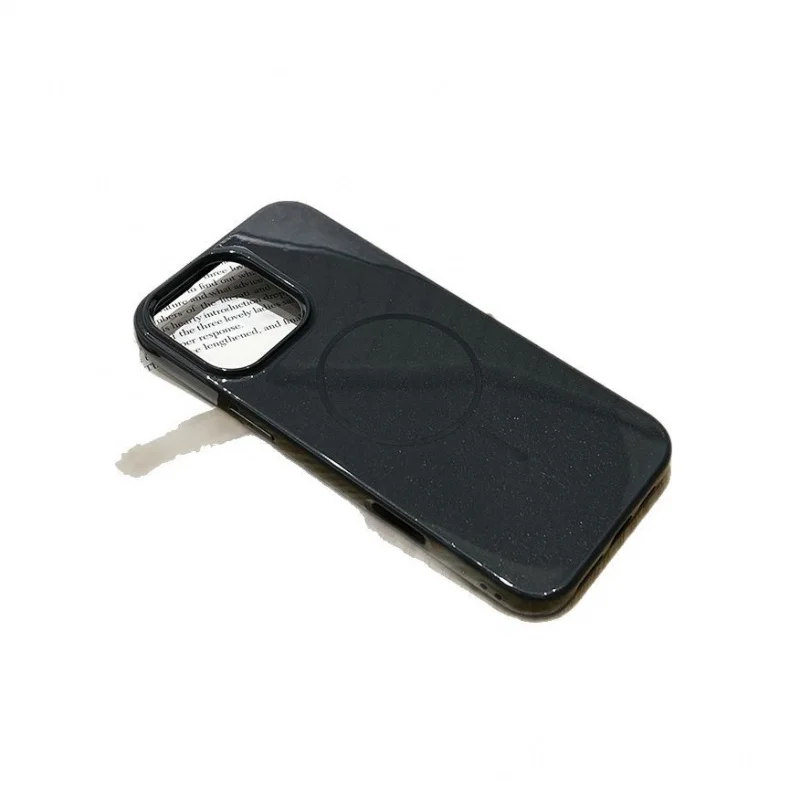 Succion magnétique à cercle fin mat pour PC souple, adaptée à l'iphone 16 15 14 13 12 11 PRO Pro max