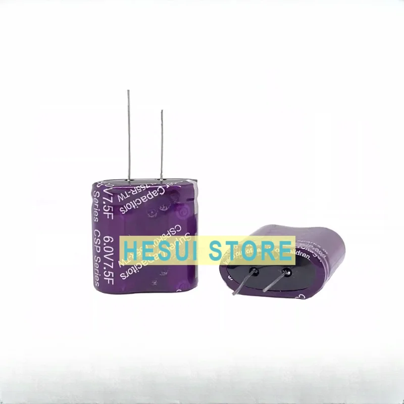 6V7.5F 6.0V Super Farrah capacitor 5.5V7.5F energy storage combination capacitor small foot spacing CSP-6R0L755R-PC-P5