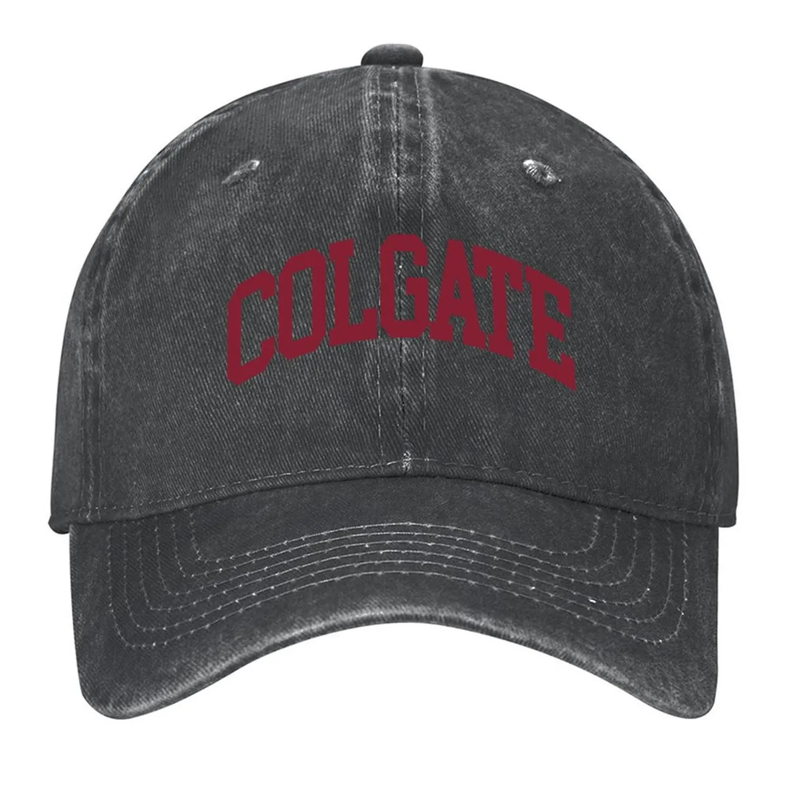 

colgate - college font curved Baseball Cap Snapback Cap Sunscreen Fishing cap Ball Mens Women's