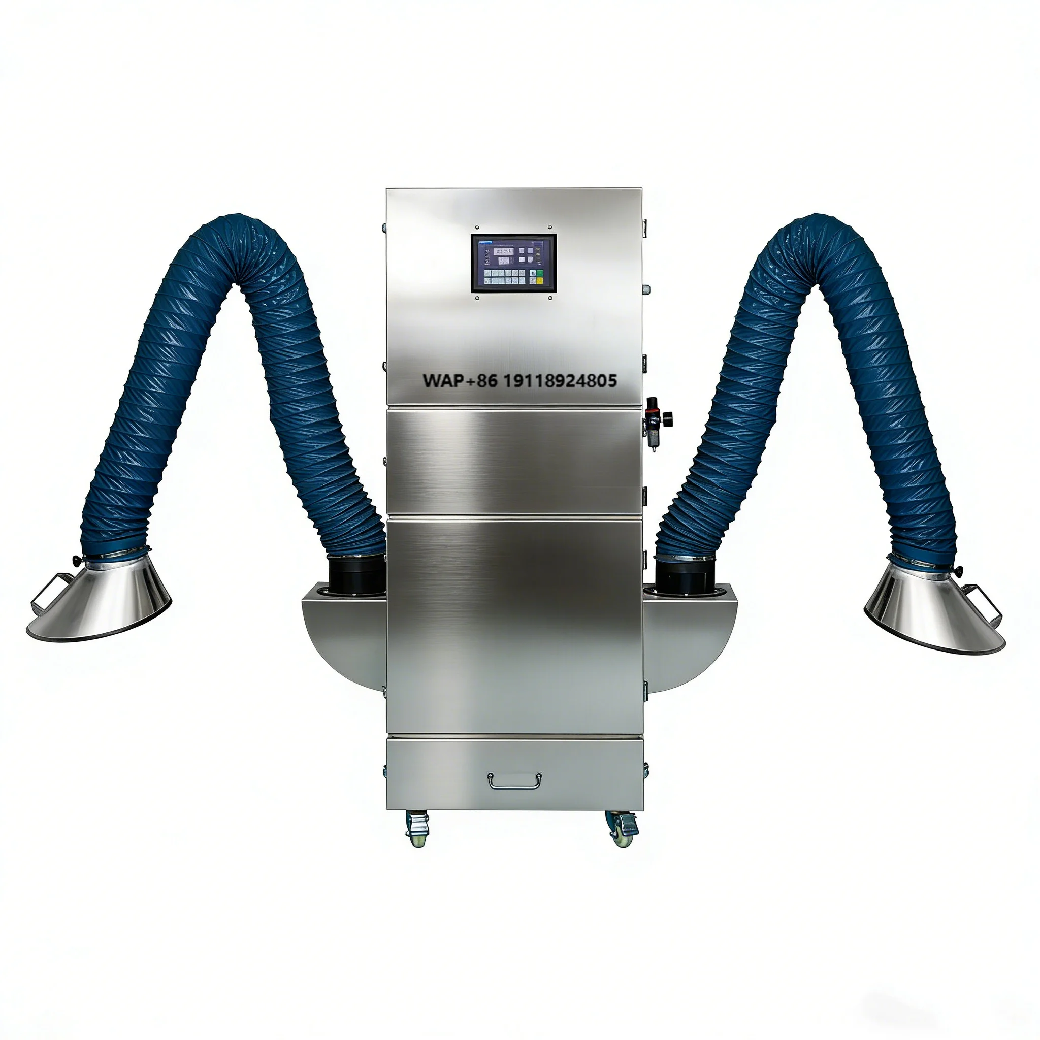 Stainless Steel Construction Collector Easy Operated Industrial Dust Collector with Suction Arms