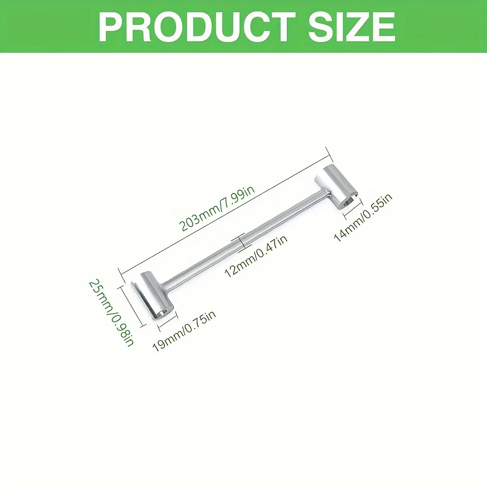 1pc Hinge Gap Adjusting Wrench, Door Hinge Adjustment Tool, 1.4–1.78 cm, Hinge Tweaker & Heavy-Duty Hinge Bender for Standard