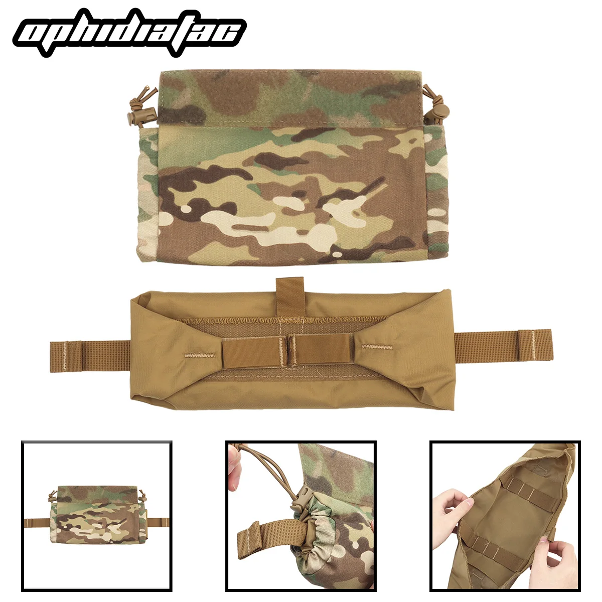 Outdoor vest expansion lower abdomen medical kit large capacity portable quick release FC first aid kit