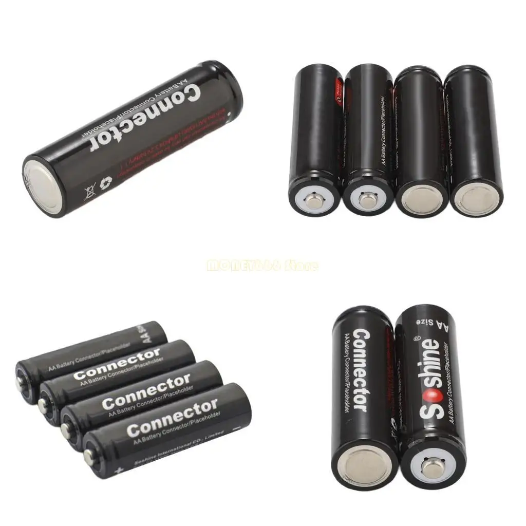 F62C AA 배터리 커넥터 홀더 더미 배터리 자리 표시 자 가짜 배터리 도체