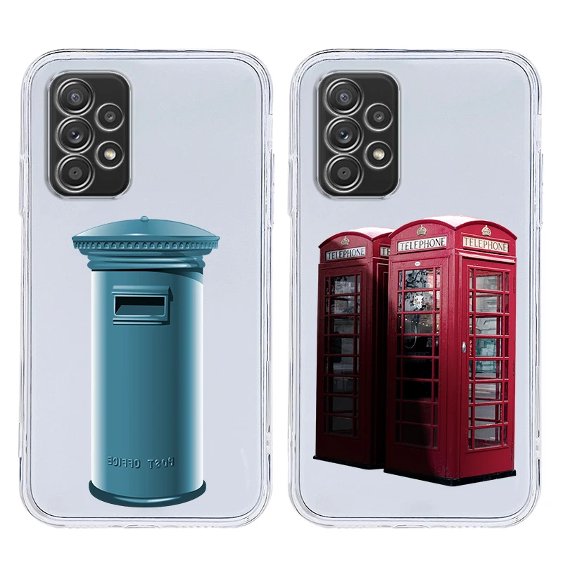 Countries Architecture Phone Case for Samsung A17 A13 A15 A25 A35 A37 A57 A51 A55 A71 A31 A41 A23 A53 A73 5G A05s A07 4G Cover