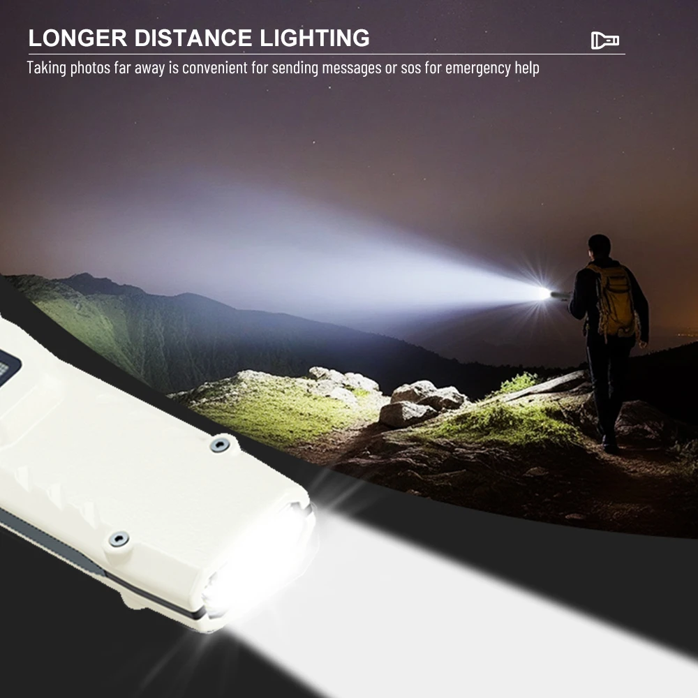 Amanfire DT007 Super 1200LM Mini Portable Flashlight IPX44 Waterproof Multi functional Currency Verification Work Light