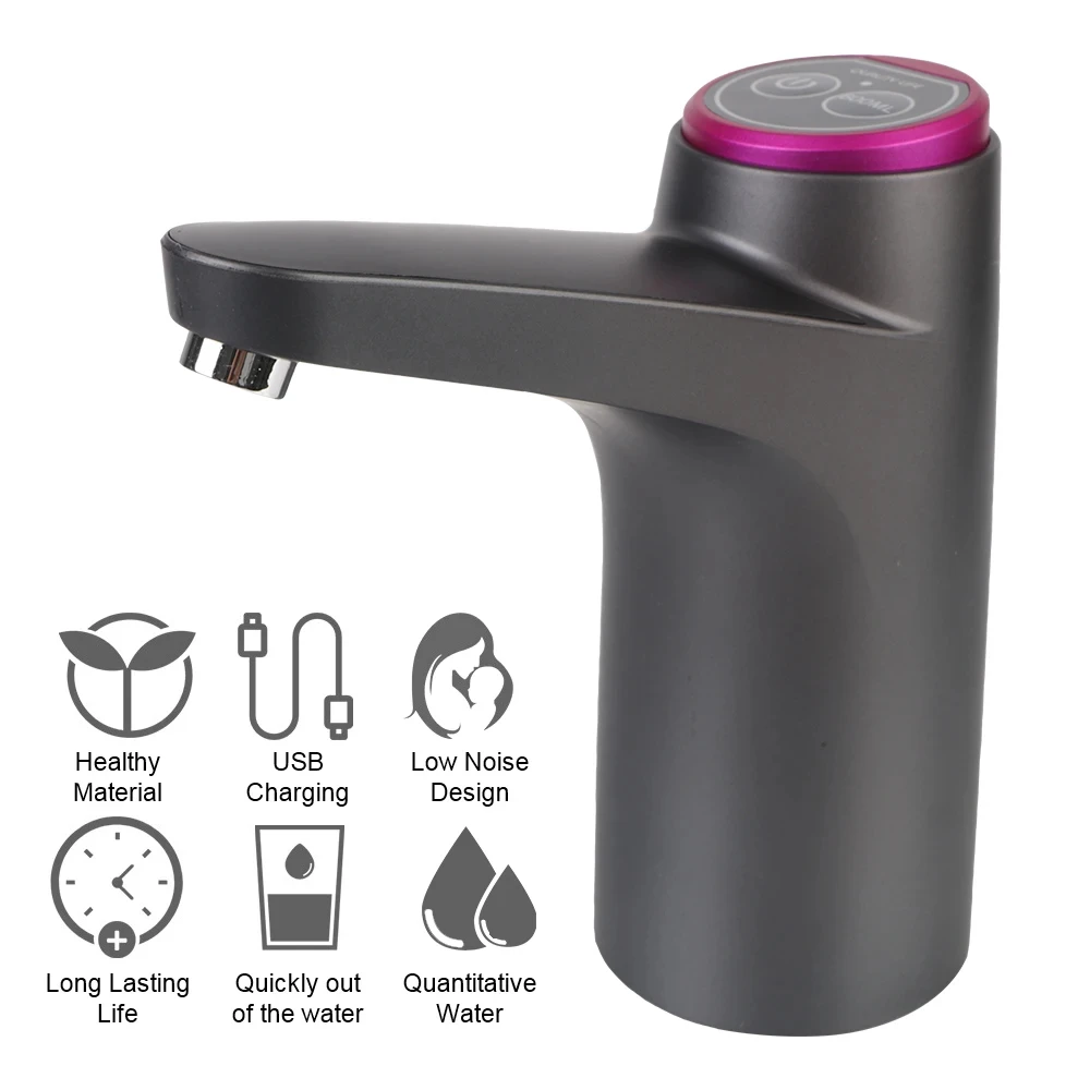 Automatic Electric Water Dispenser Usb Barreled Water Pump Water Bottle Gallon Drinking Bottle Switch Water Treatment JJ2419