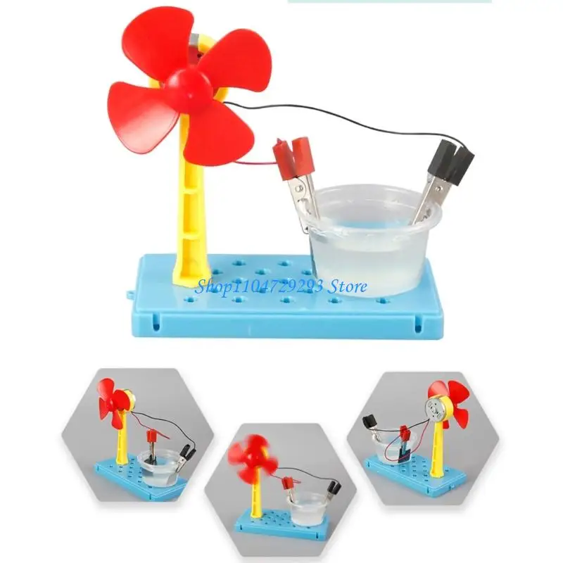 Saltwater Power Fan Set for Classroom Demonstrations and Home Science Projects