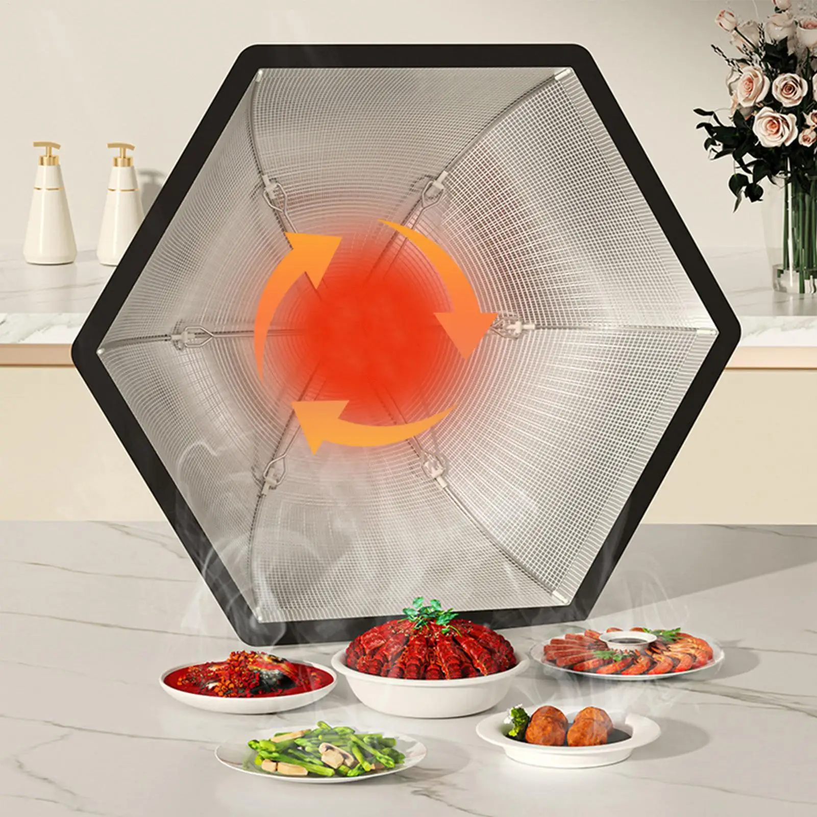 

Пищевая изоляционная палатка, многоразовый теплозащитный экран, складной теплозащитный экран, чехол для пищевой палатки, уличный для уличной зимней кухни, пешего туризма, кемпинга