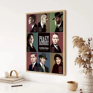 1PC Tommy Shelby Peaky Penutup Mata Poster Kertas Cetak Rumah Ruang Tamu Kamar Tidur Pintu Masuk Bar Restoran Cafe Seni Lukisan Dekorasi 12 penutup mata kelingking penjualan terbaik - №