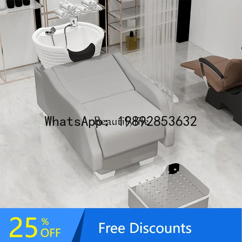 

Half Lying Shampoo Chair Simple Salon Shampoo Bed