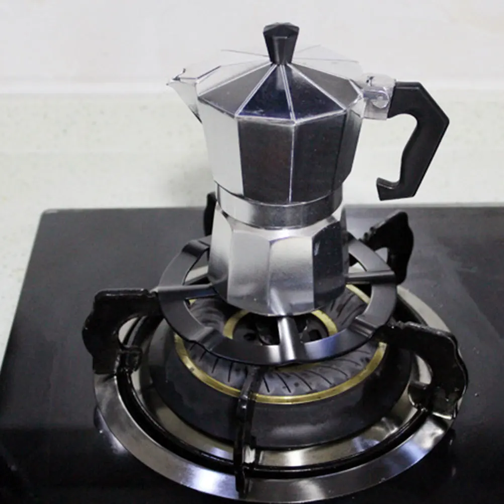 

2pcs Gas Stove Ring High Temperature Resistant Non-Slip Oil Proof Easy Clean No Rust Wok Support Stand For Home Kitchen