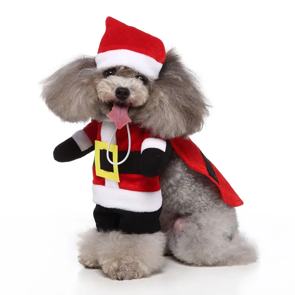 

Standing Dog Clothes Small Animal Costume Halloween Pet Cosplay Garment Cat Puppy Costumes Holiday Clothing Polyester for Dogs