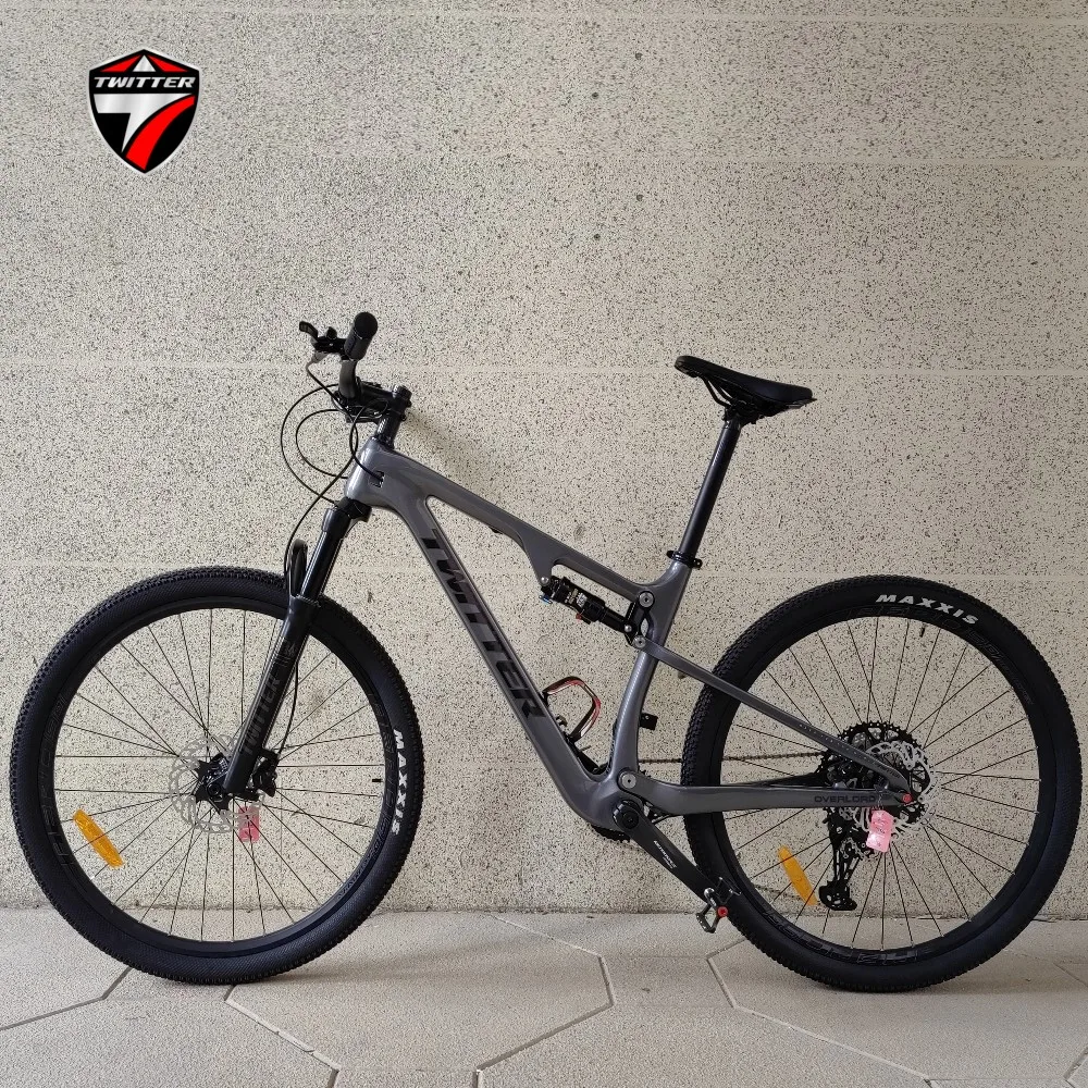 2023 TWITTER OVERLORD NX EAGLE-12S Hydraulic Disc Brake AM Class Dual Suspension T900 Carbon Fiber Mountain Bike 27.5/29in MTB