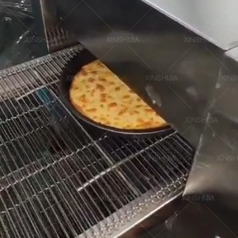 Kitchen Equipment Electric Gas 12 18 32 Inch Countertop Conveyor Belt Roti Pita Bread Pizza Baking Tunnel Oven view 2