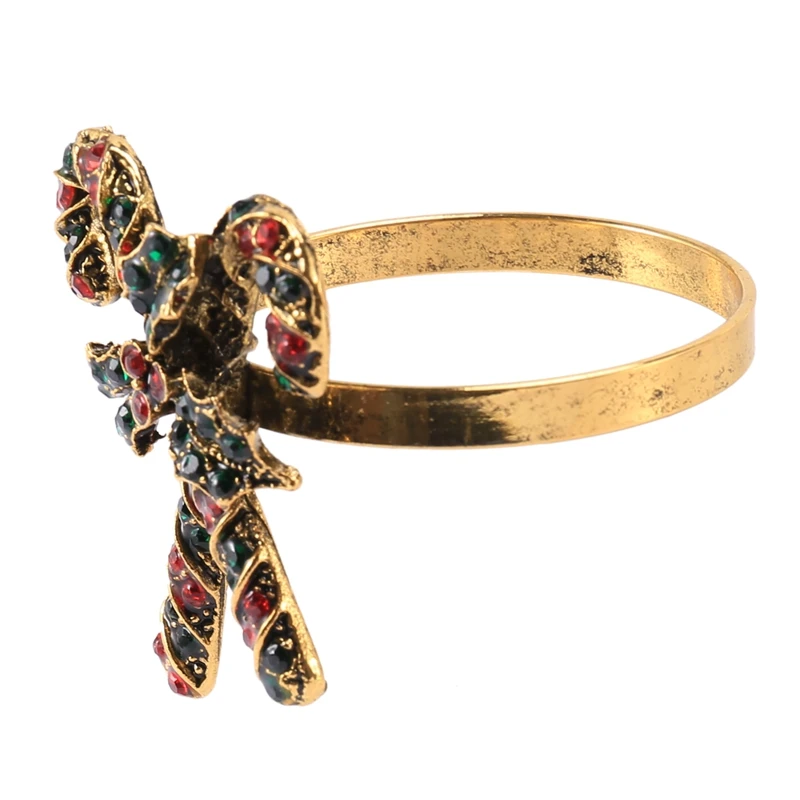 Anéis De Porta-Guardanapo De Natal, Decoração De Mesa, Banquete De Jantar De Festa, Natal, 8Pcs