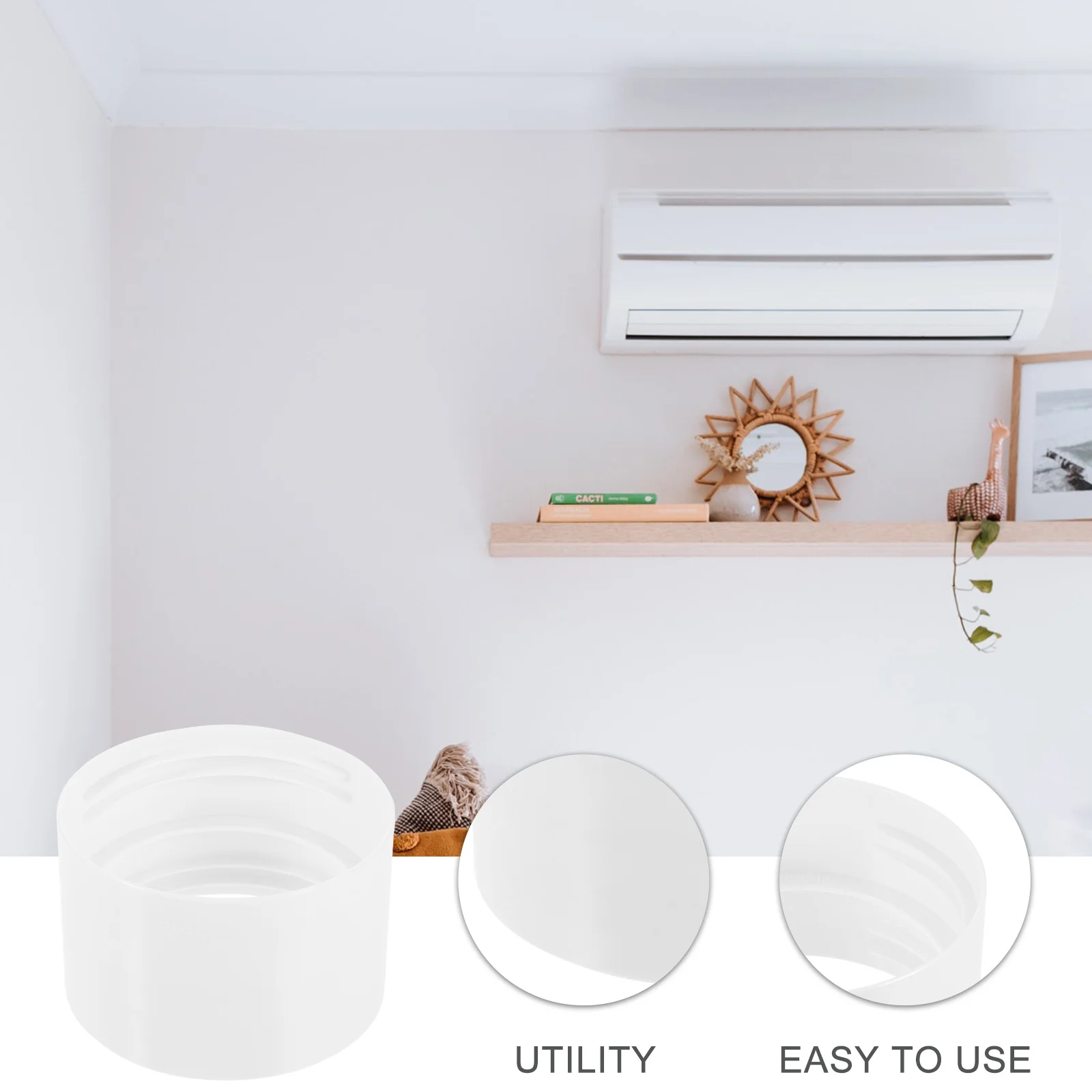 

Air Conditioner Exhaust Hose Coupler Sturdy ABS Air Ducting Connector Easy Install Portable Ac Exhaust Adapter Accessories