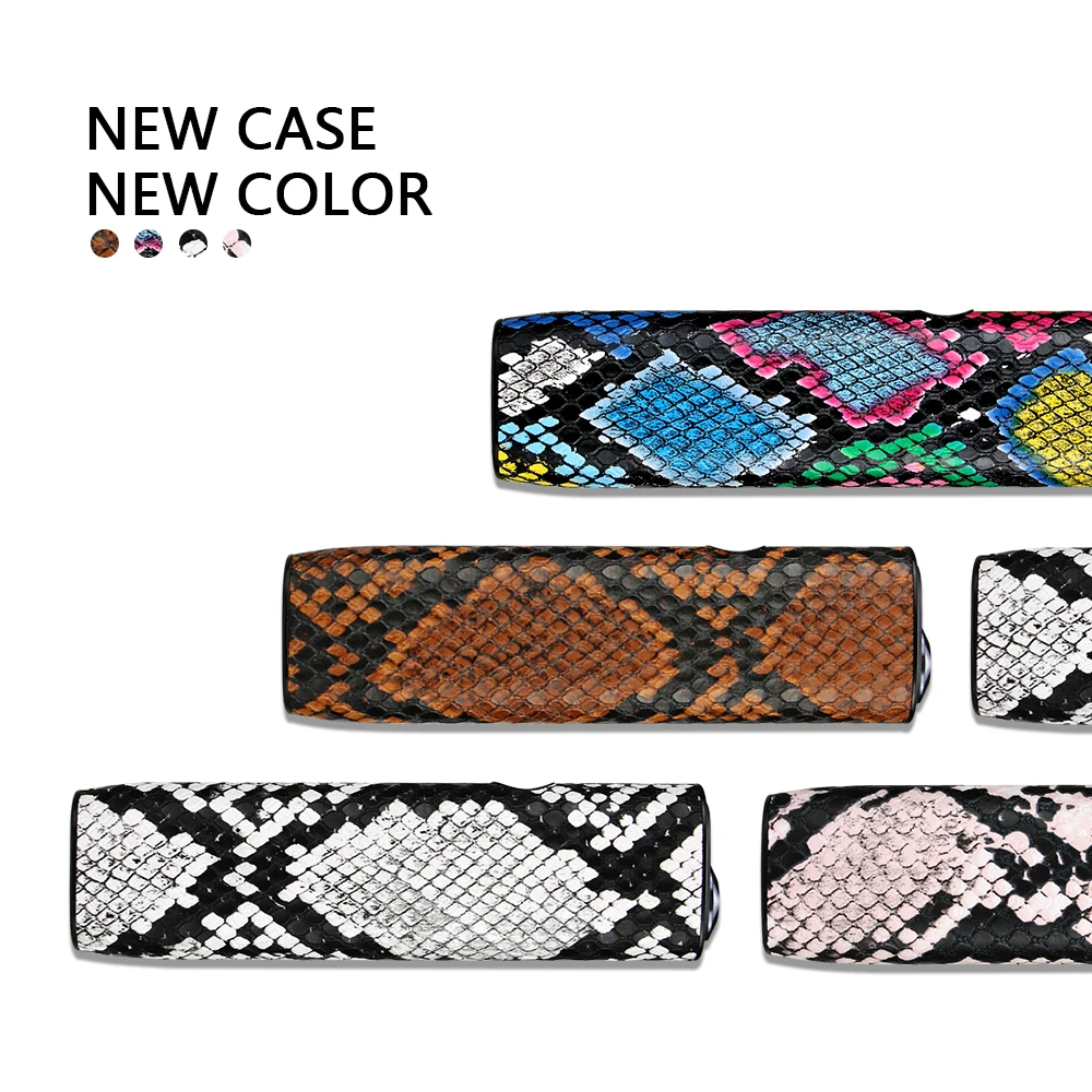 

The PU leather protective case is suitable for ILUMA ONE, the snake skin pattern and protects the electronic cigarette accessory