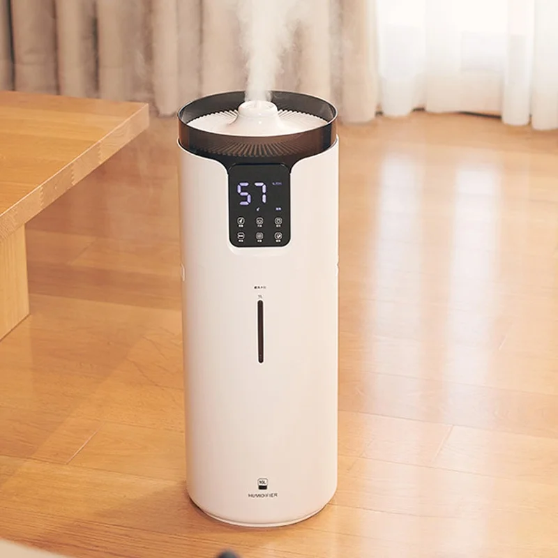 Humidifiers for Large Room Industrial High Mist Output Floor-standing Large Capacity Smart Humidifiers for Commercial Home Use