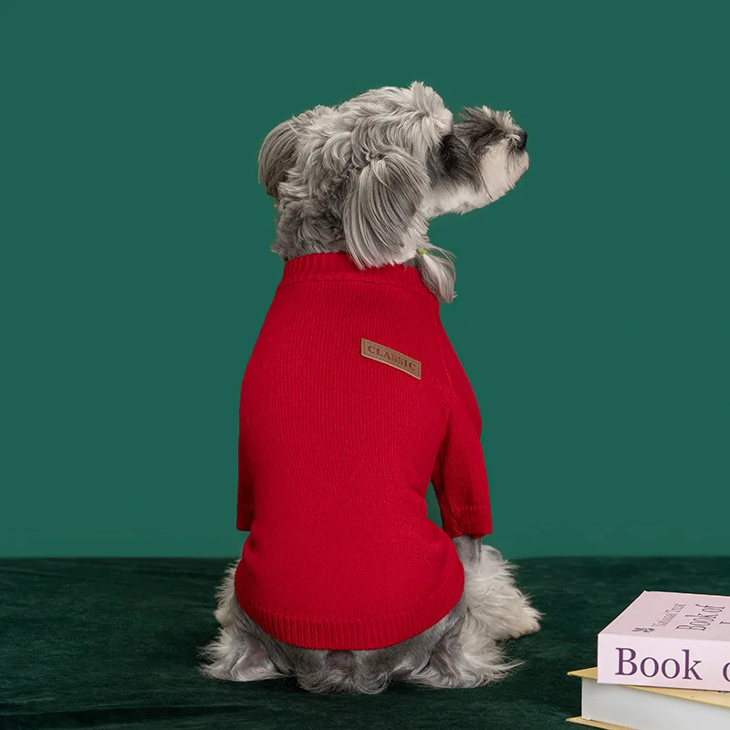 جديد الخريف الشتاء كلب سترة الملابس الدافئة للكلاب الصغيرة المتوسطة هريرة البلوز جرو سترة ملابس الحيوانات الأليفة الدافئة القط زي #4
