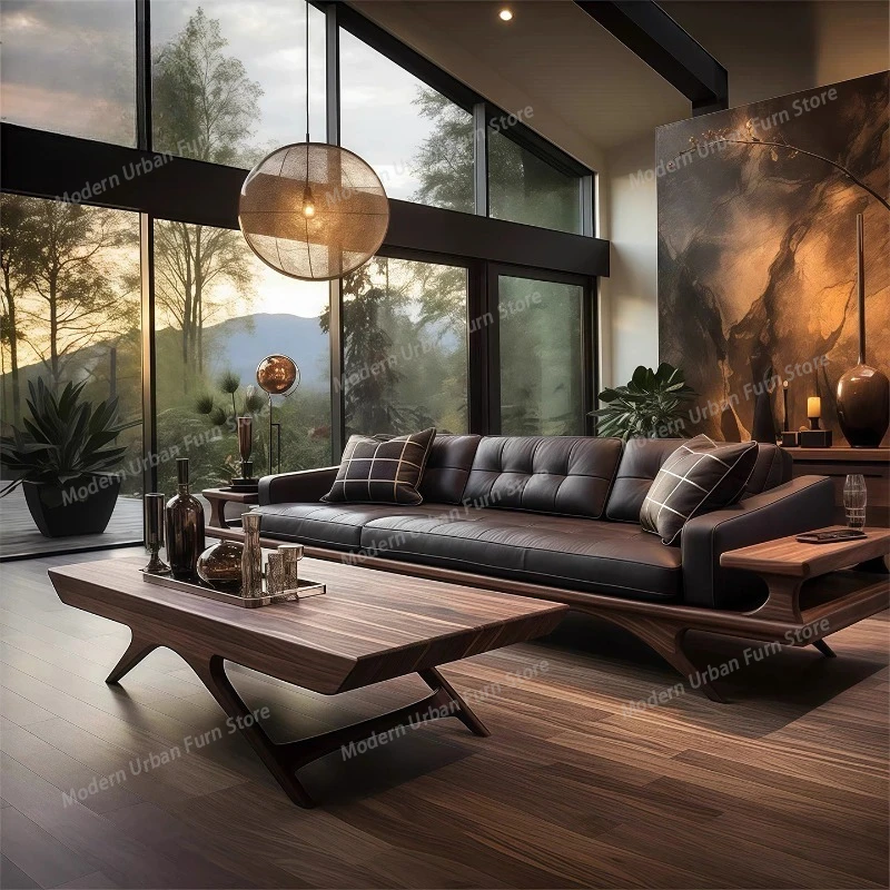 

Роскошный уличный диван-пуф из кожи для декора интерьера, дизайнерская мебель в стиле постмодерн для пляжа и улицы