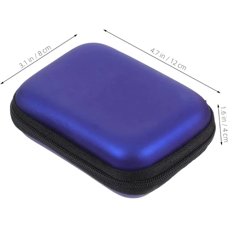 

2pc,Travel Storage Bag Charging Case for Earphone Package Zipper Bag Portable Travel Cable Organizer Electronics Storage