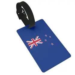 Bandiera della nuova zelanda etichette per bagagli Wellington valigia da viaggio in PVC moda bagaglio etichetta d'imbarco porta etichette portatile nome ID indirizzo