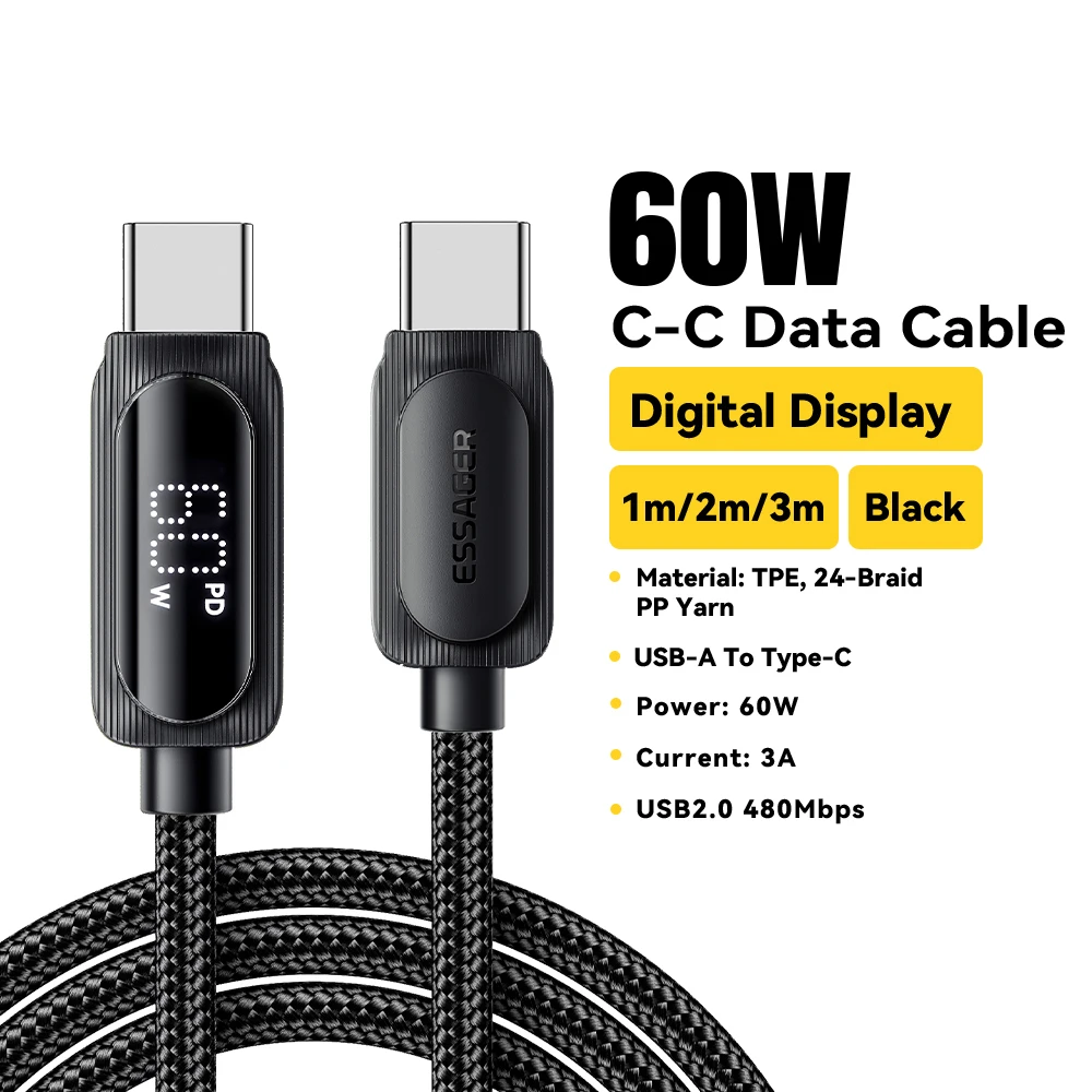 60W C To C Black