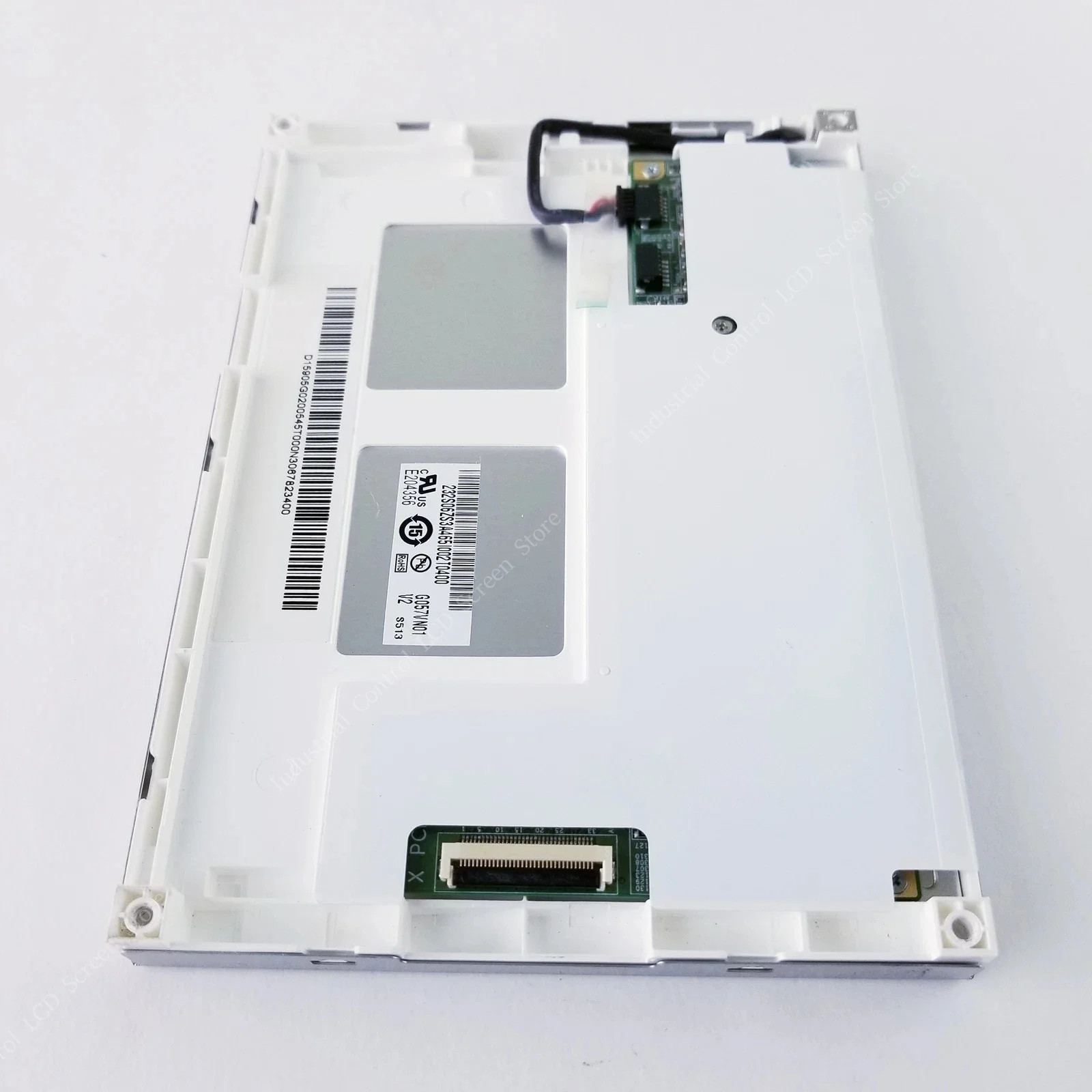 Display lcd original 5, 7 polegadas g057qn01 v1 g057vn01 v2 g057vn01 v.2 g057vn01 v1, novo