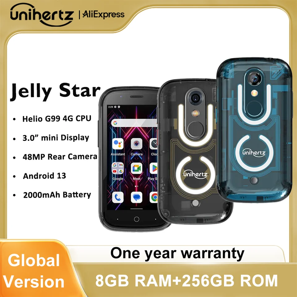Unihertz Jelly Star Android 13 8GB 256GB Led Light Unlocked