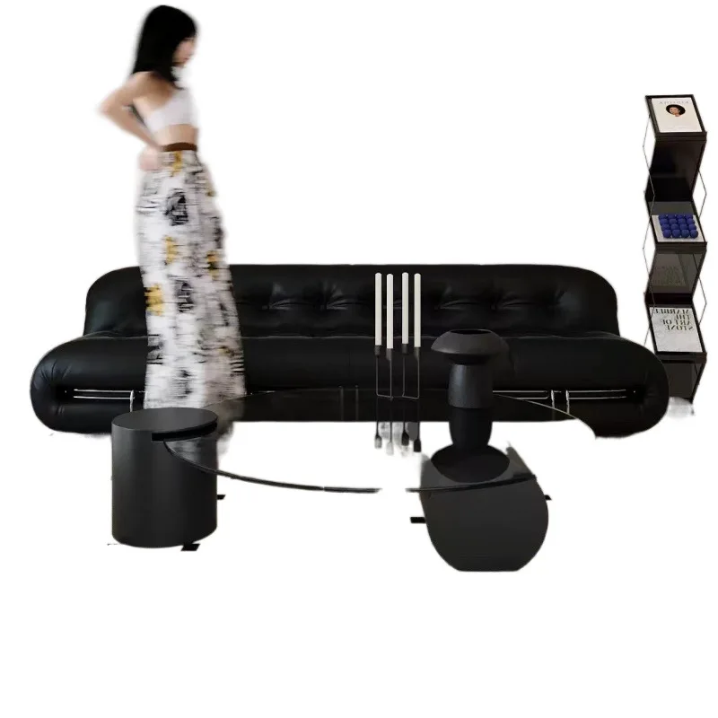 

Modern tempered glass coffee table living room home balcony tea table creative geometric art round