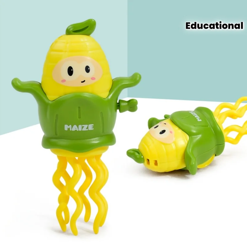 

A spinning twisting toy, cartoon corn dance, lively and charming mini educational toy, perfect for indoor and outdoor play
