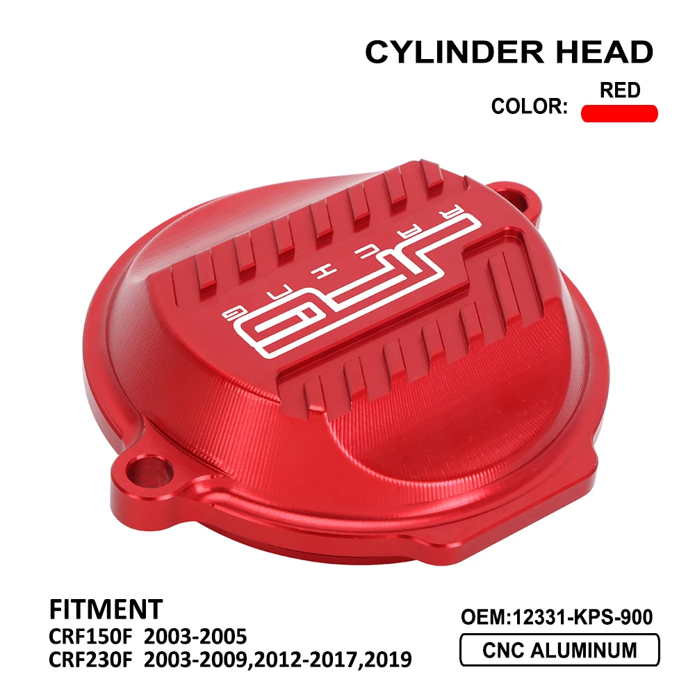 

Aluminum Cylinder Head Cover Guard parts For HONDA CRF150F 2003 2004 2005 CRF 230F 2003-2009 2012-2019 dirt bike Motorcycles CNC